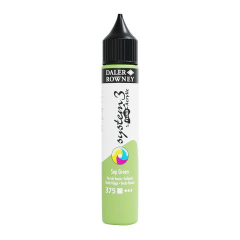 SYSTEM3 FLUID ACRYLIC 29.5ML SAP GREEN