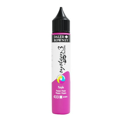 SYSTEM3 FLUID ACRYLIC 29.5ML PURPLE