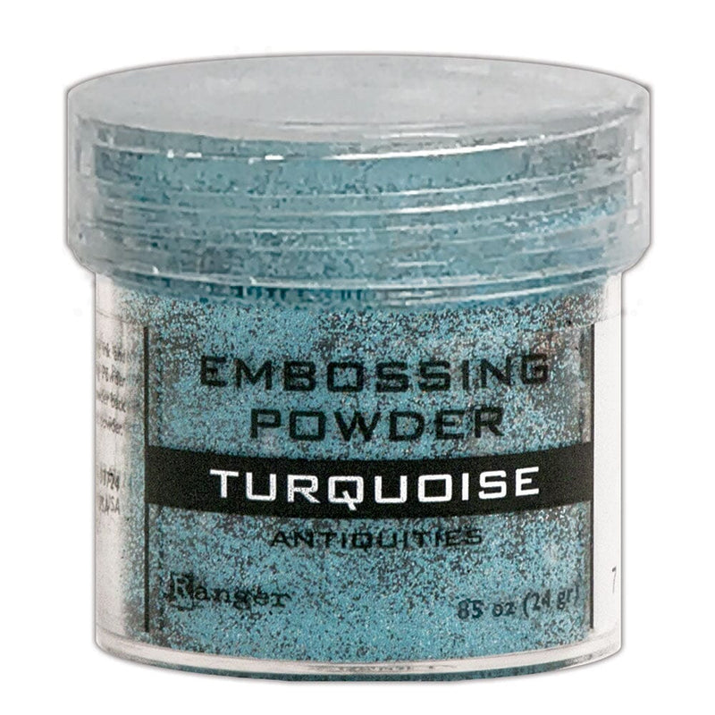 Embossing Powder Turquoise, 1oz Jar
