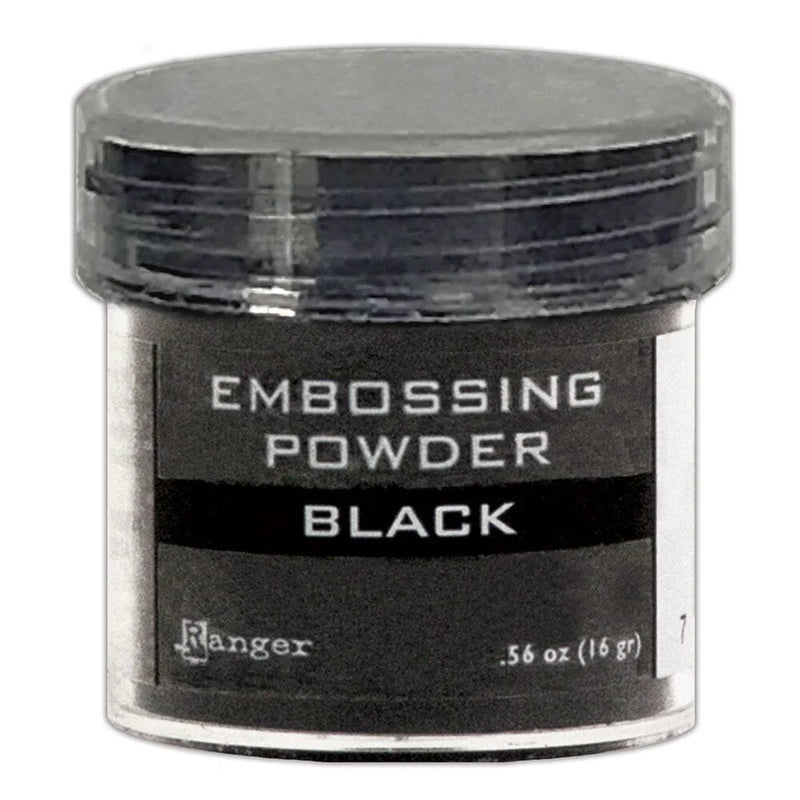 Embossing Powder Black, 1oz Jar