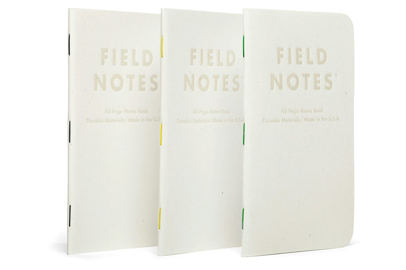 Field Notes Birch Bark set of three 48pg memo books