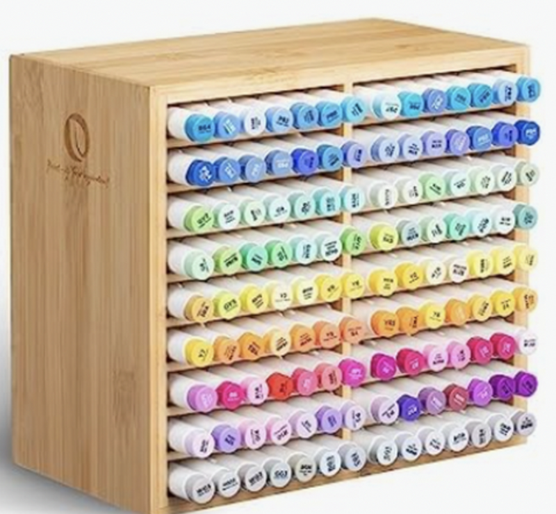 Ohuhu Bamboo Marker Organizer