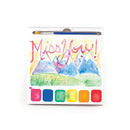 Kikkerland Watercolor Postcard Book