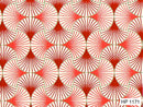 GPC- Screenprint Deco Fans – Red/Ivory