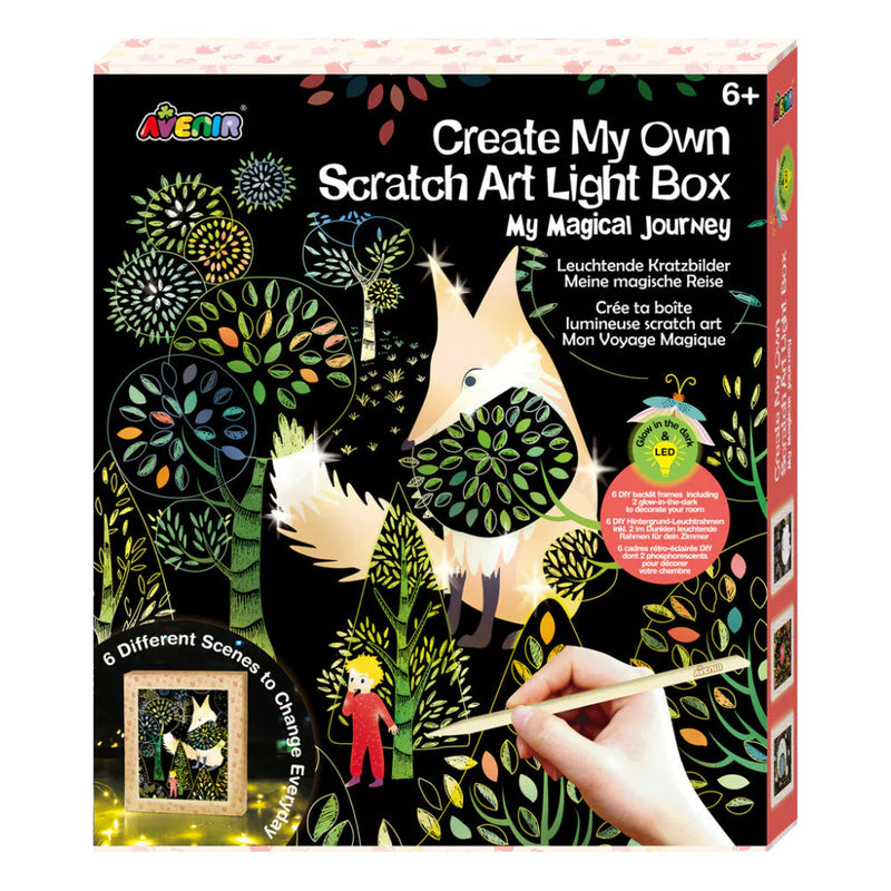 Avenir "My Magical Journey" Create Your Own Scratch Art Light Box