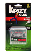 Elmer's Instant Krazy Glue Single Use 4pk