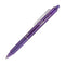 Pilot FriXion Clicker Erasable Gel Pen, Purple