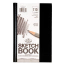 Royal & Langnickel 5.5" x 8.5" Black Sketchbook