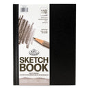 Royal & Langnickel 8.5" x 11" Black Sketchbook