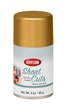 Krylon Short Cuts Aerosol Gold Leaf Spray 3oz