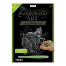 Royal & Langnickel Engraving Art™ 8" x 10" Silver Foil Mare and Foal Project