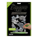 Royal & Langnickel Engraving Art™ 8" x 10" Silver Foil Orca Whale Project