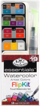 Essentials™ 19pc Watercolor Flip Kit