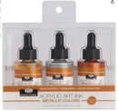 Royal & Langnickel Acrylic Ink 3 Color Metallic