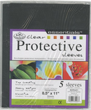 ROYAL BRUSH Clear Protective Sleeves 5/Pkg-8.5"X11"