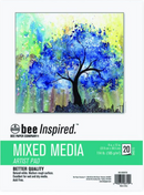Bee Paper Bee Inspired Top Spiral Mixed Media Pad – 9"x12"