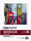 Bee Paper Bee Inspired Top Spiral Watercolor Pad – 9"×12"