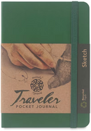 Pentalic Pocket Sketchbook Traveler Journal 3"x 4" , 160 Pages