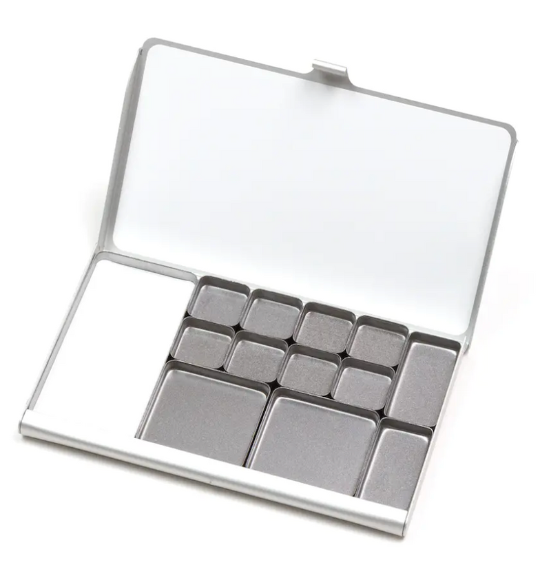 Art Toolkit Pocket Palette Silver w/ Assorted Pans
