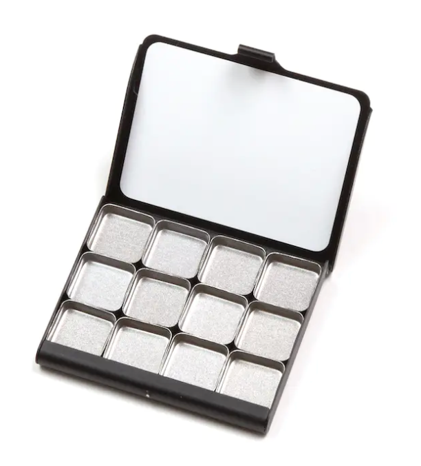 Art Toolkit Demi Palette Black w/ 12 Mini Pans