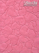 Textured Lace Hearts–Pink