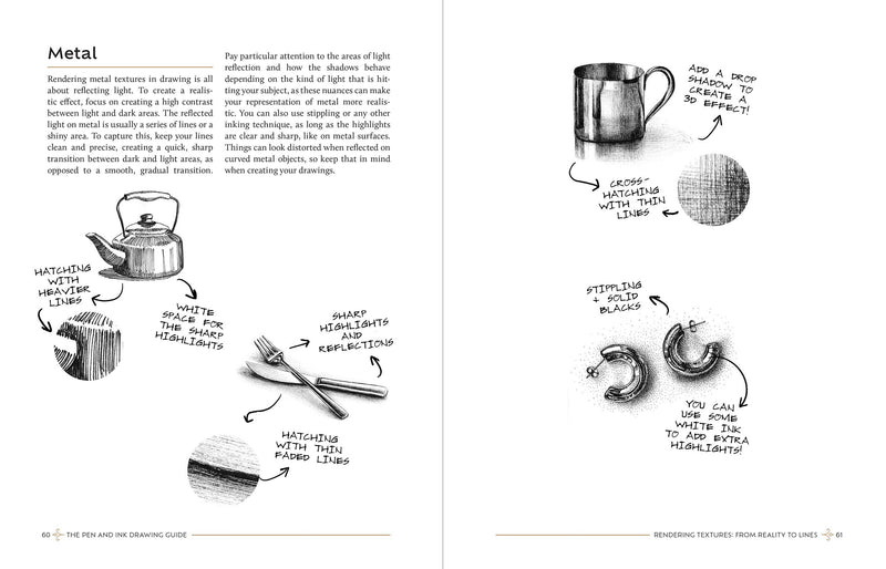 The Pen And Ink Drawing Guide: Print