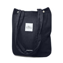 Wrapables Carry Joy Corduroy Tote Bag, Handbag: Navy