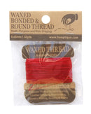 MULTI-PURPOSE 0.45MM WAXED BONDED ROUND POLY THREAD CARD: GOLD