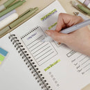 Wrapables 5 Gel Pens + 1 Highlighter Writing Set: Purple