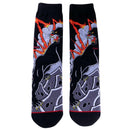 Shadow Combed Cotton Anti-Microbial Socks: White / One Size