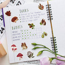Wrapables 3 Rolls Decorative Washi Tape Stickers-Deer