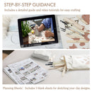 DIY Home Pottery Kit, Air Dry Clay Craft Kit for All Ages