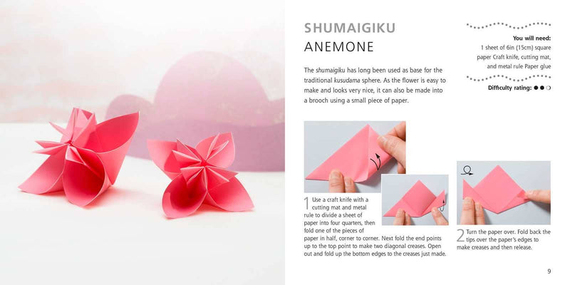 Origami Flowers and Birds by Mari Ono