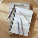 Wrapables 5 Gel Pens + 1 Highlighter Writing Set: Purple