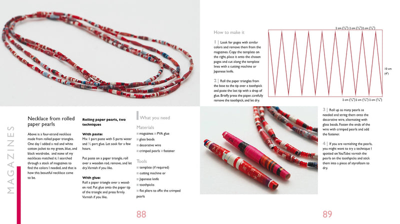 Paper Jewelry: 55 Projects for Reusing Paper
