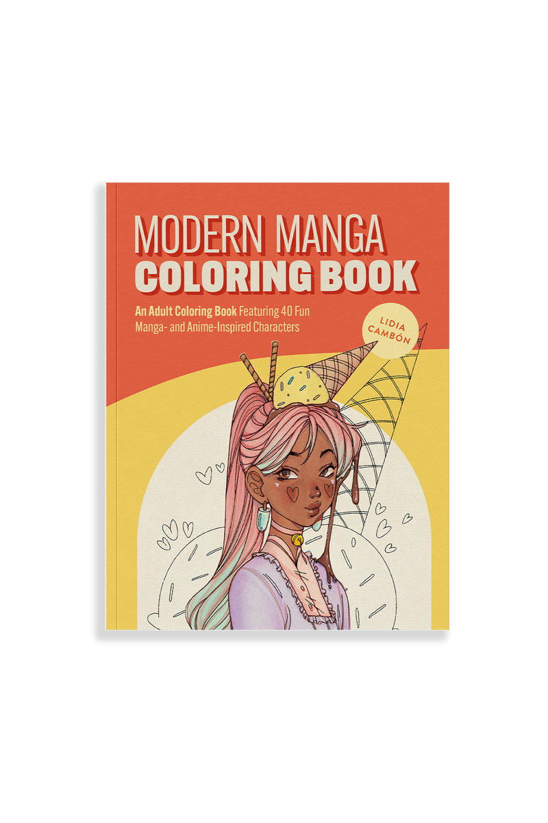 The Modern Manga Coloring Book: Pop Manga Coloring