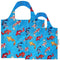 Wrapables Large & Small Allybag Reusable Grocery Bags, Set 2: (Set of 2), Koi Fish