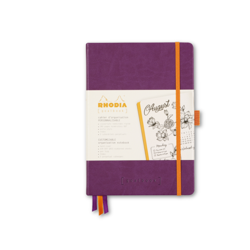 Rhodia Hardcover Goalbook Dot Bullet Journal - Ivory Paper: BLACK