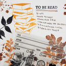 Book Tracker 3"x4" Clear Stamp (Audiobook, Ebook, TBR)