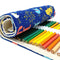 Wrapables Pencil Roll Organizer,  Wrap Pouch (72 slots): Green Scream