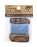 MULTI-PURPOSE 0.45MM WAXED BONDED ROUND POLY THREAD CARD: PLUM