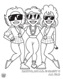 Hip Hop Coloring Book: West Coast Edition