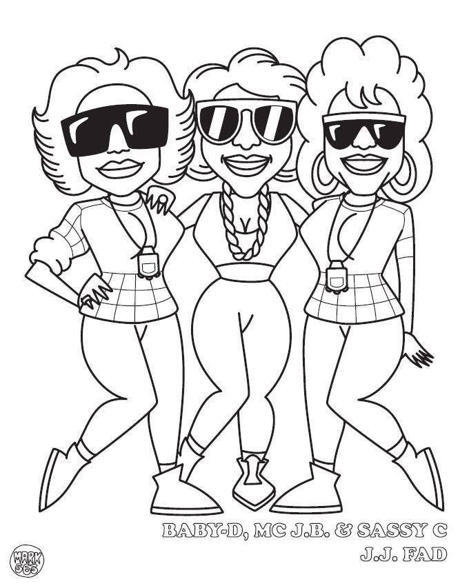 Hip Hop Coloring Book: West Coast Edition