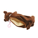Wrapables Cute Puppy Pouch Plush Pencil Case: Gold Retriever