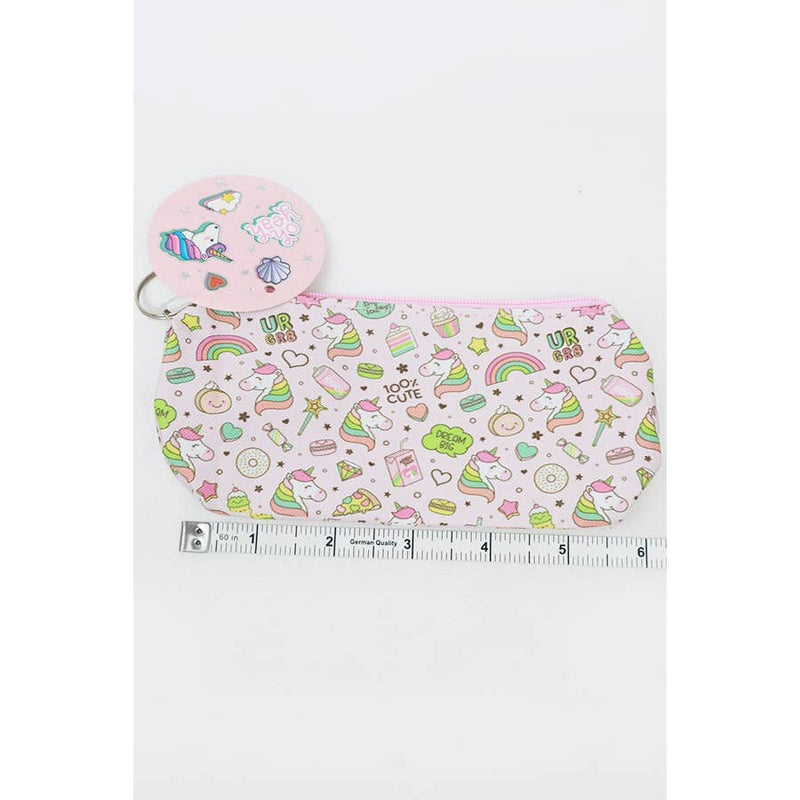 Cute Design Mini Pencil Case with Zipper: MIX COLOR / ONE(12)