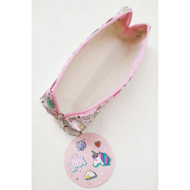 Cute Design Mini Pencil Case with Zipper: MIX COLOR / ONE(12)