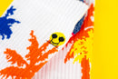 Re:Lax Sunset Palms Socks: White / One size