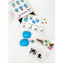 Block Toy Fish Tank Assembly Toy: MIX COLOR / ONE(6)
