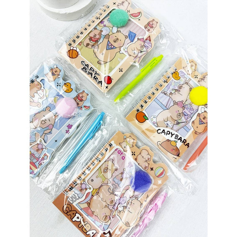 Capybara Notebook with Pen: MIX COLOR / ONE(12)