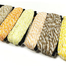 Wrapables Cotton Baker's Twine 4ply 60 Yards (Set of 6 Colors x 10 Yards): Greens
